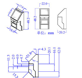 Fast Speed Biometric Time Attendance Machine , Fingerprint Scanner Usb Device